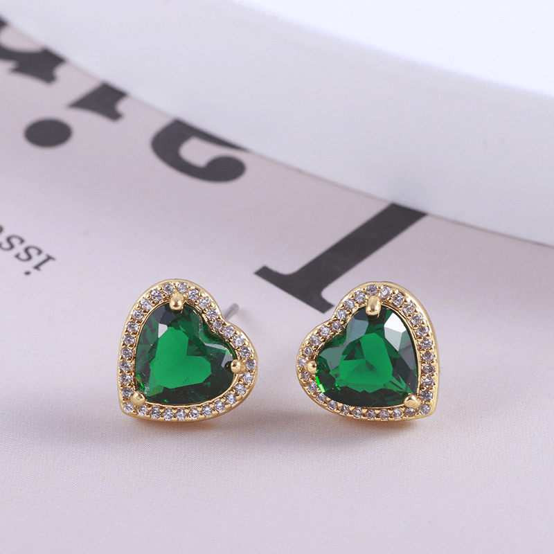 COFRE ROSS CORAZÓN ETERNO DE VIDRIO Y SET DE COLLAR Y ARETES AURORA